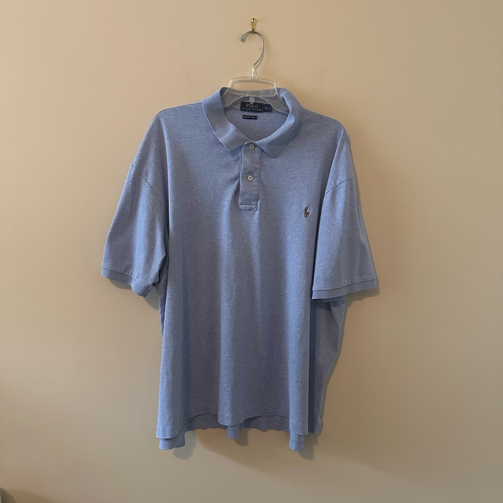 Ralph Lauren Men's Light Blue Polo Shirt